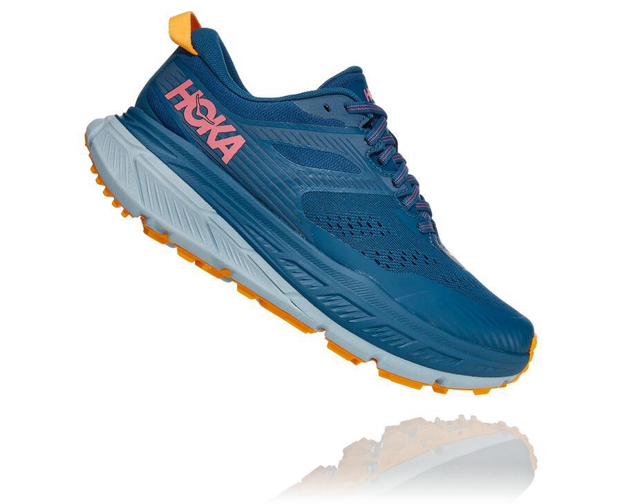 Hoka One One Trainers Womens Blue - Stinson Atr 6 - 13256MHGC